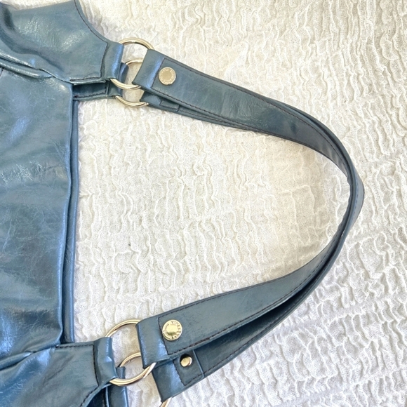 Nine WEST Women's HandBag Green  Size L Tote Chic Casual ‎ Y2K W16" x H11" x D5" - Picture 15 of 16